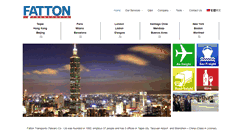 Desktop Screenshot of fatton.com.tw
